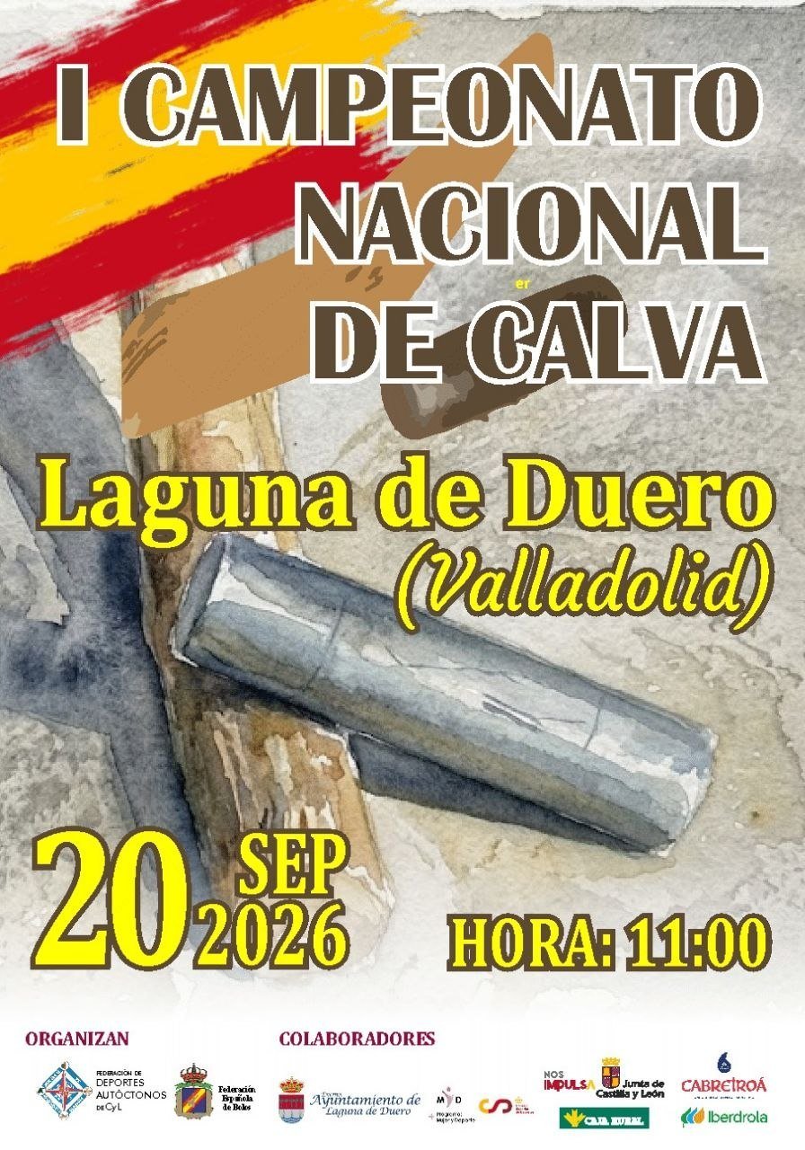 Cartel de I Campeonato Nacional de Calva