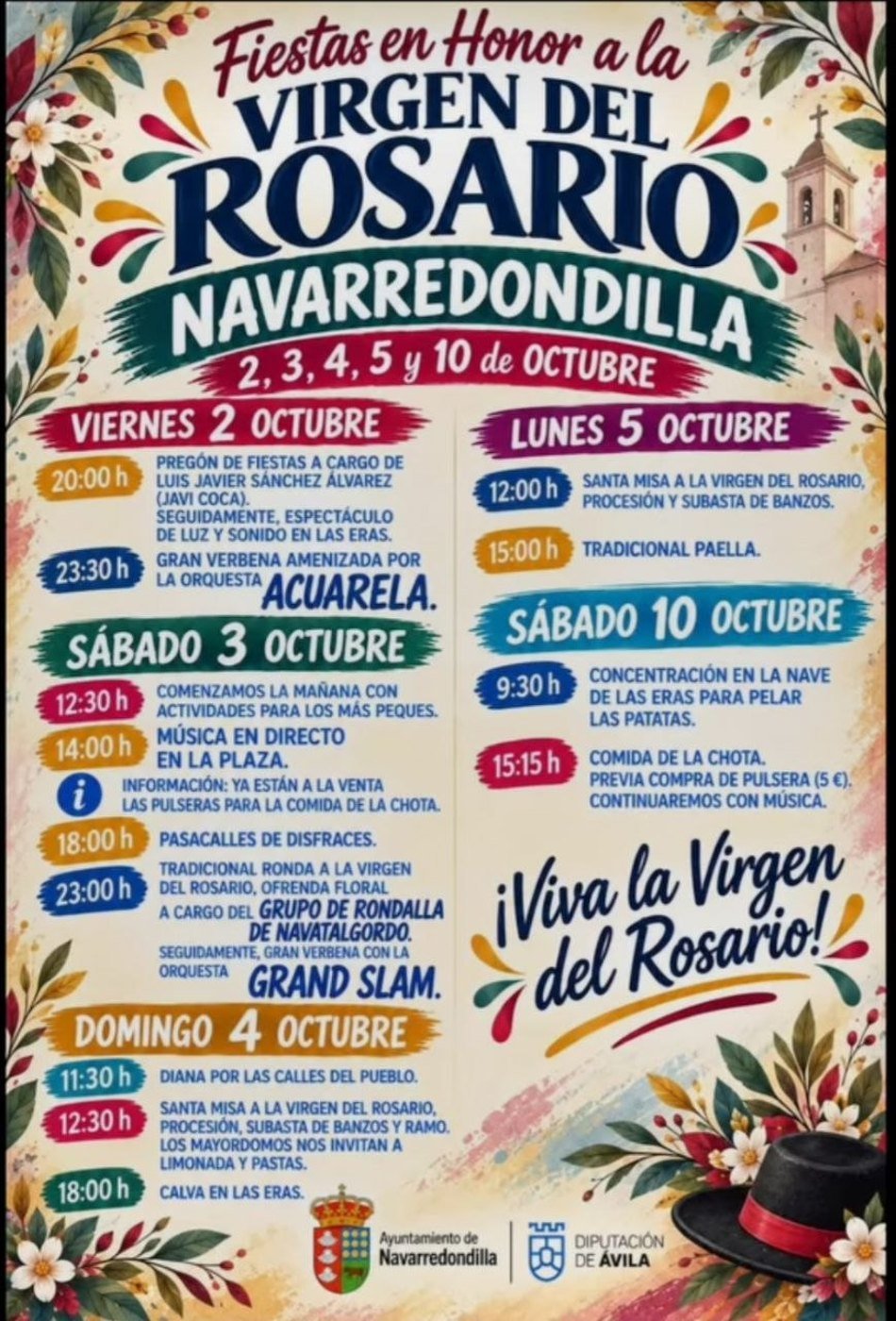 Cartel de Calva en Navarredondilla