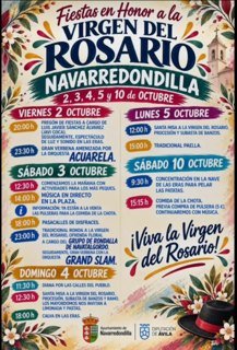 Cartel de Calva en Navarredondilla